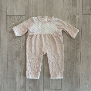 Pink and White Quilted Kids Bodysuit